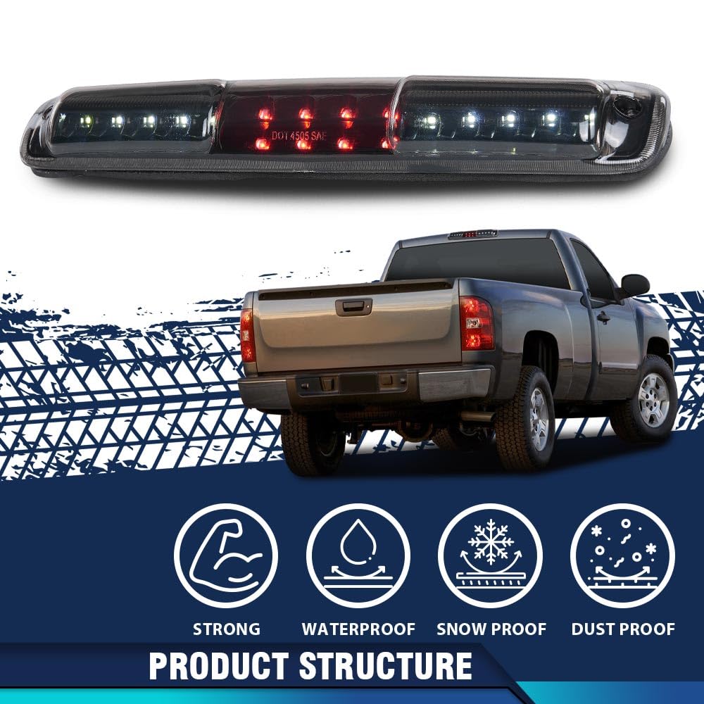 PIT66 3rd LED Brake Light Fit 1999-2006 Chevy Silverado 1500 2500 3500