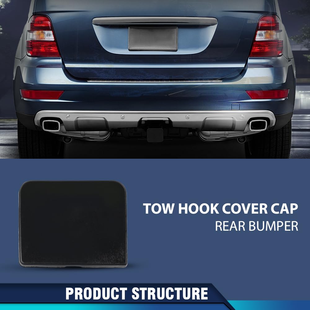 PIT66 Rear Bumper Tow Hook Cover Cap