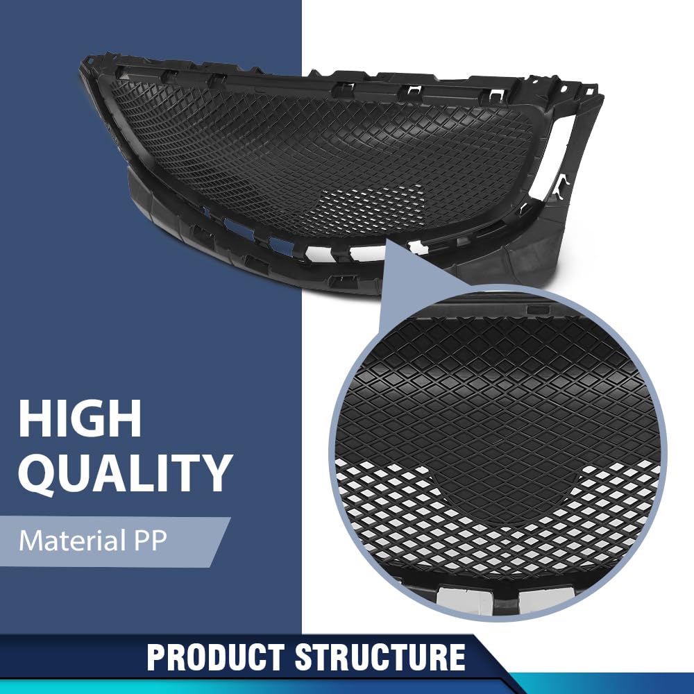 PIT66 Front Grille Bracket Fit Buick Verano 2012-2017 20984580 Black