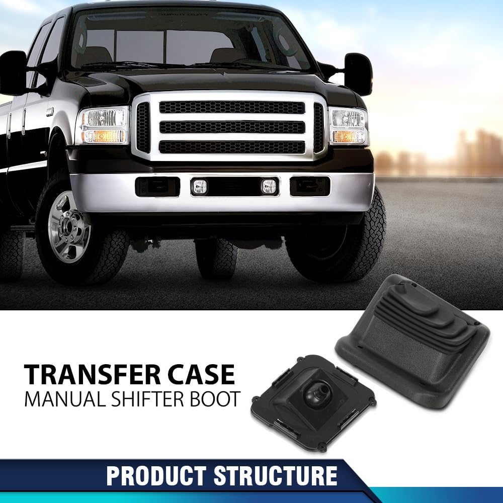 PIT66 4X4 Transfer Case Manual Shifter Boot Fit Ford F250 F350 1999-2007