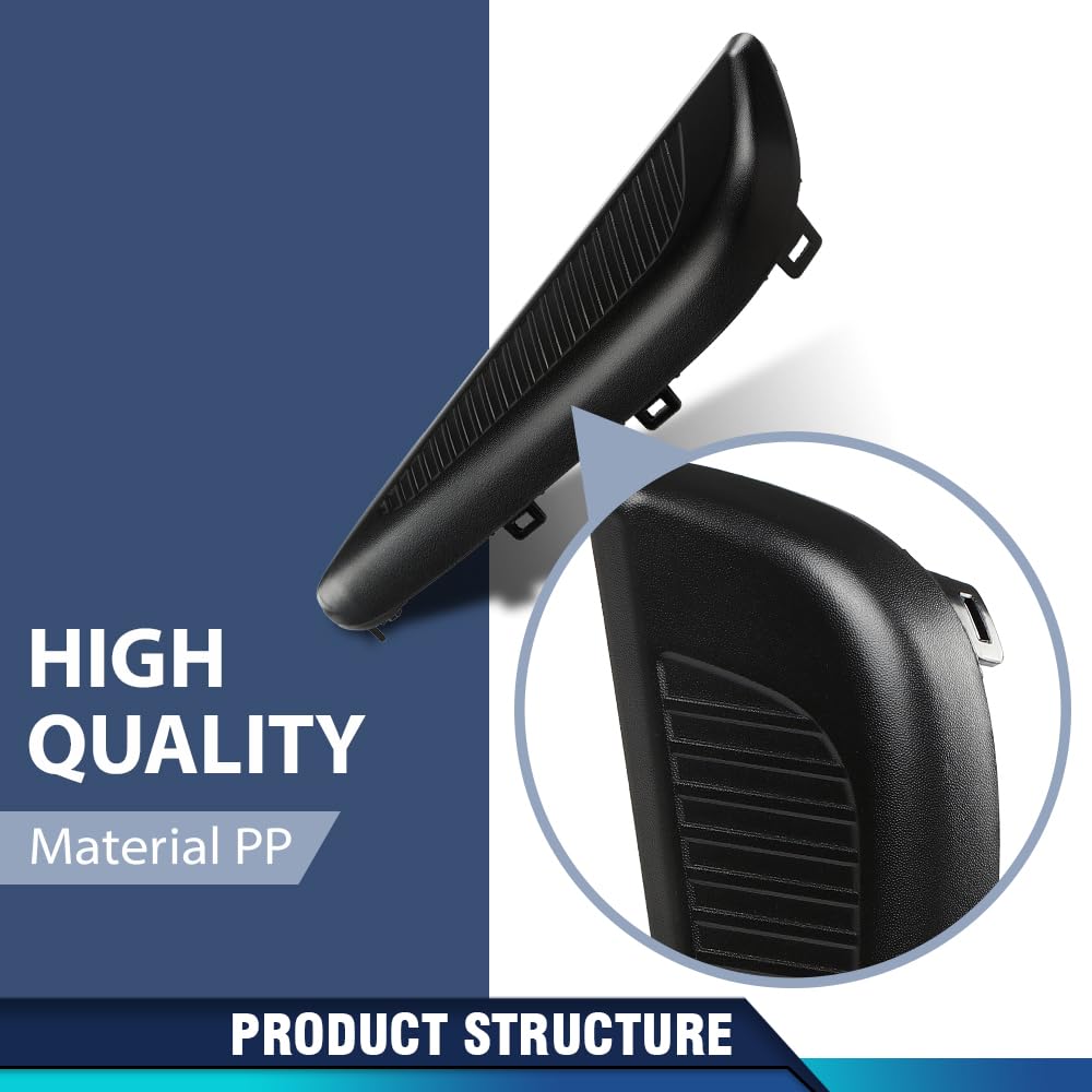 PIT66 Front Bumper Cover Molding Left Side Fog Light Cover Trim