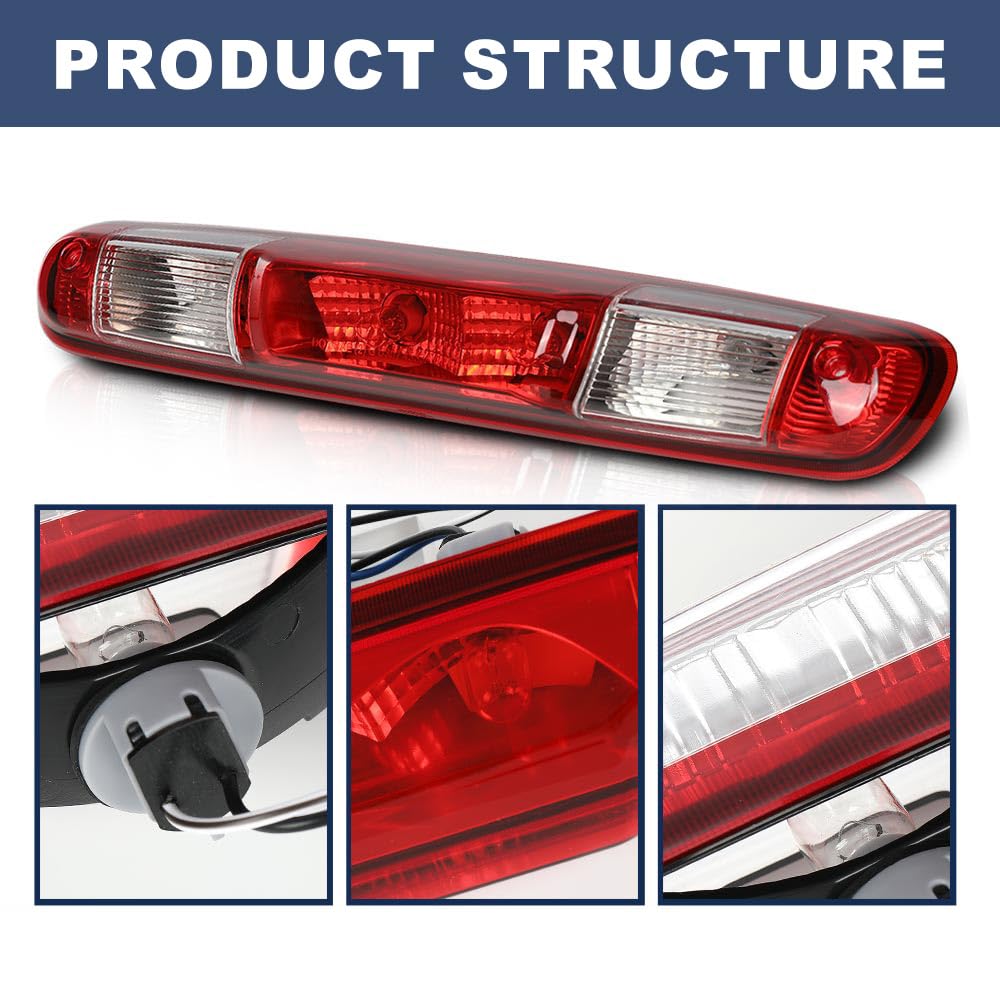 PIT66 3rd Brake Light, Fit Chevy Silverado GMC Sierra 1500 2008-2013