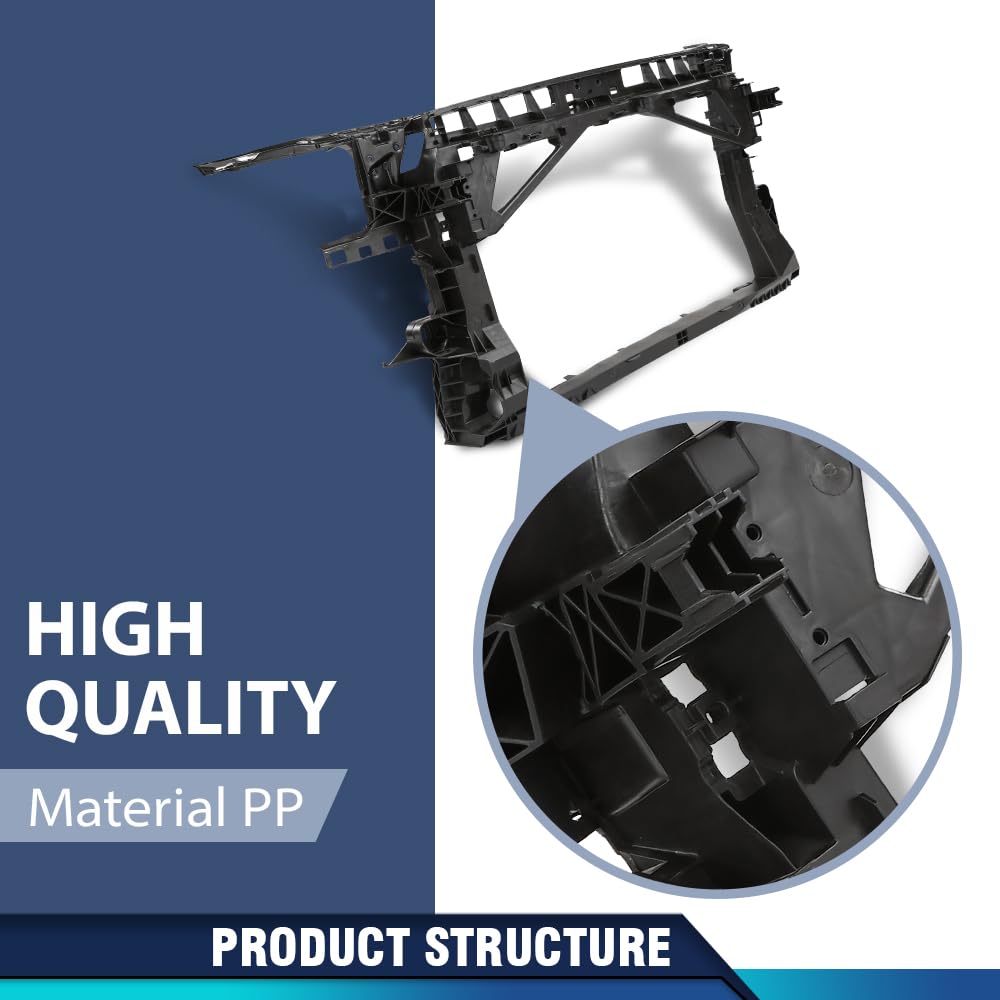 PIT66 Radiator Support Core Compatible with Audi A3/ A3 Quattro 2021-2024 PP Plastic