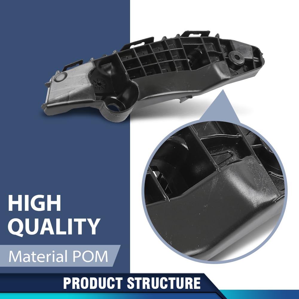 PIT66 Front Left Bumper Retainer Support Bracket, TO1032126 POM Plastic