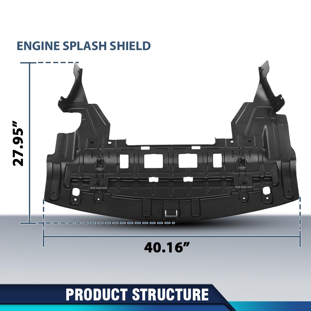 PIT66 Front Engine Splash Shield Fit Buick Encore Sport Touring 2016