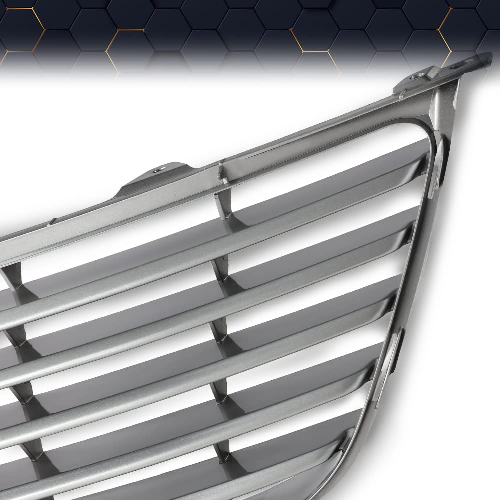 PIT66 Front Grille Fit 2007-2009 ES350 Primed Plastic