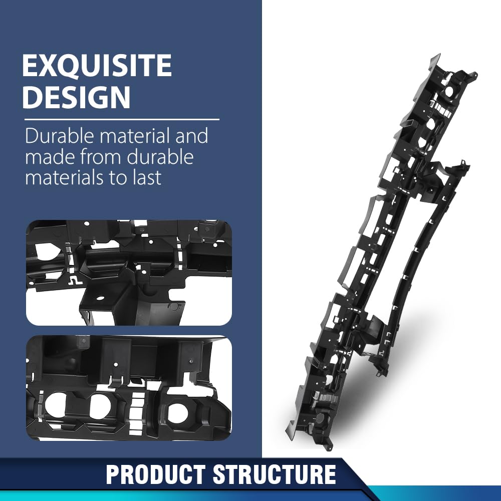 PIT66 Rear Bumper Impact Absorber, FO1170150 Black