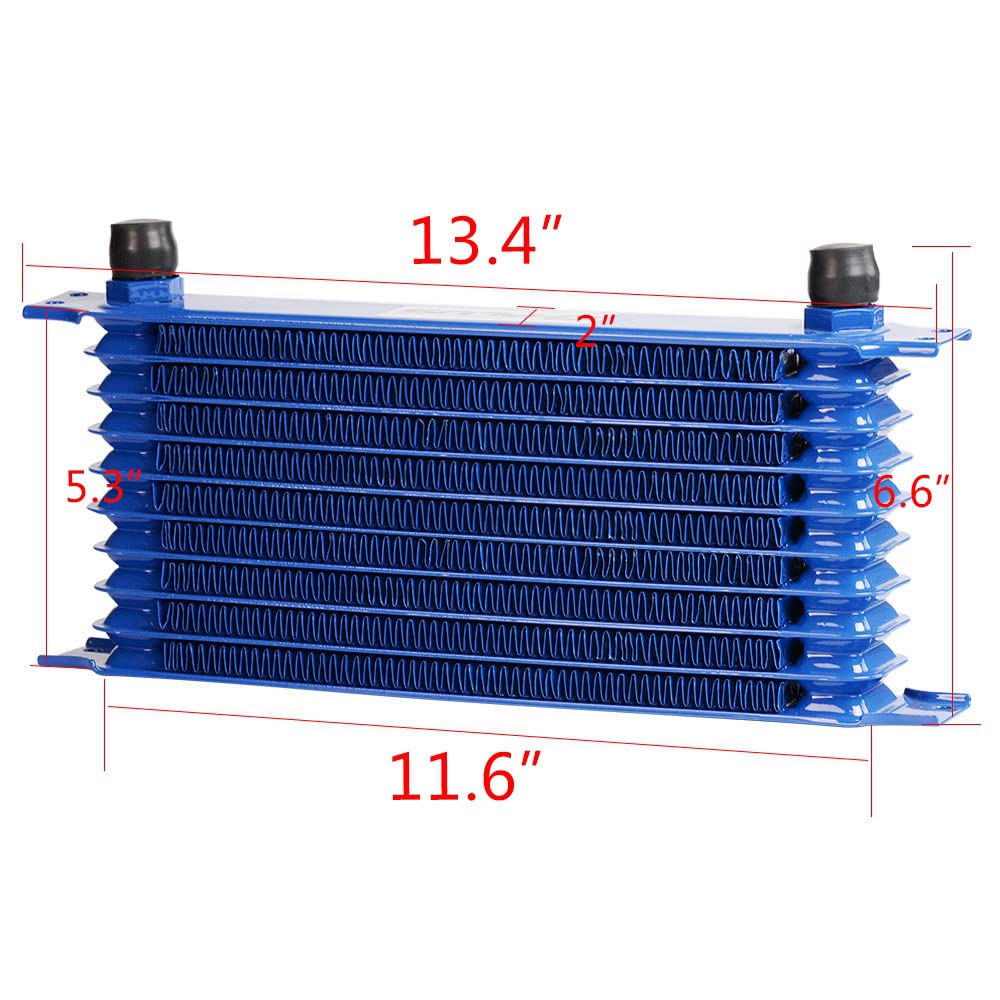 PIT66 10 Row AN10 Engine Oil Cooler Fit BMW N54 Engine Twin Turbo
