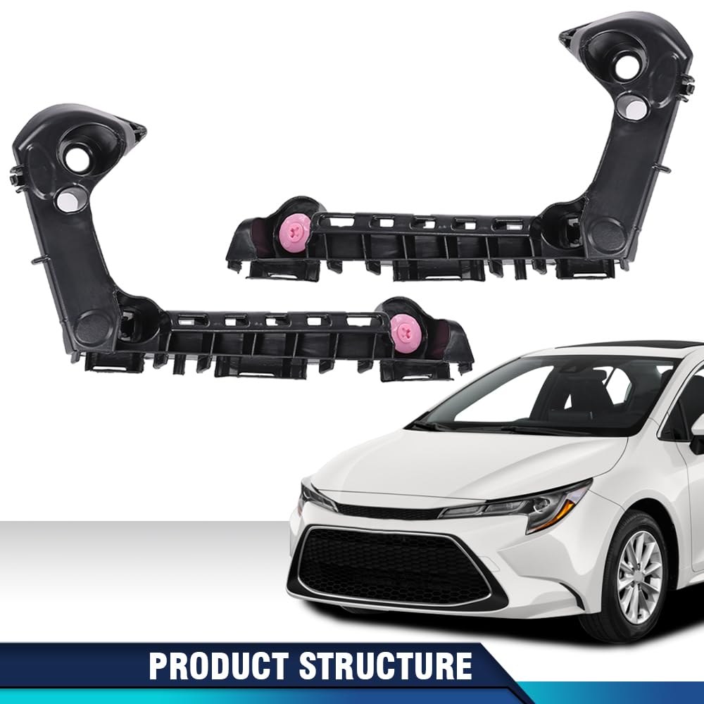 PIT66 Front Bumper Brackets Set of 2, Right Side 52116-02460, 52115-02480