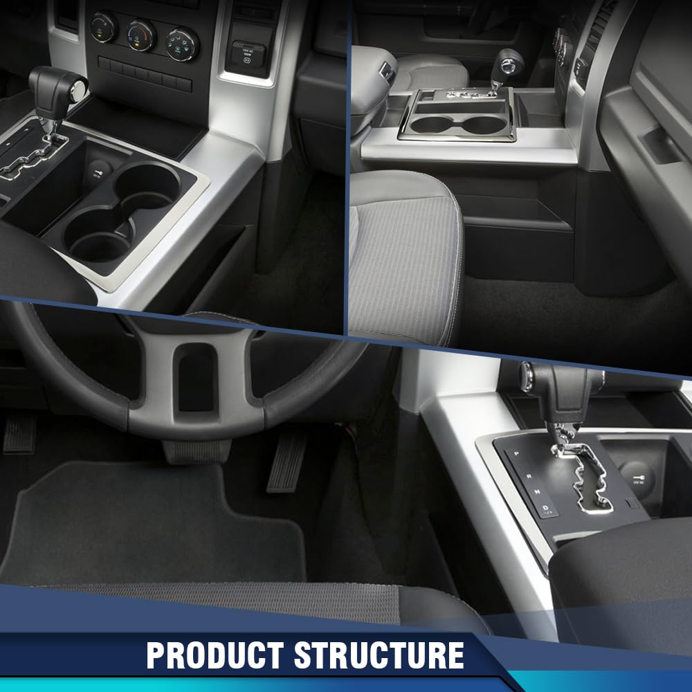PIT66 Center Console Extension Panel Fit 2009-2012 Dodge Ram 1500 2500 3500