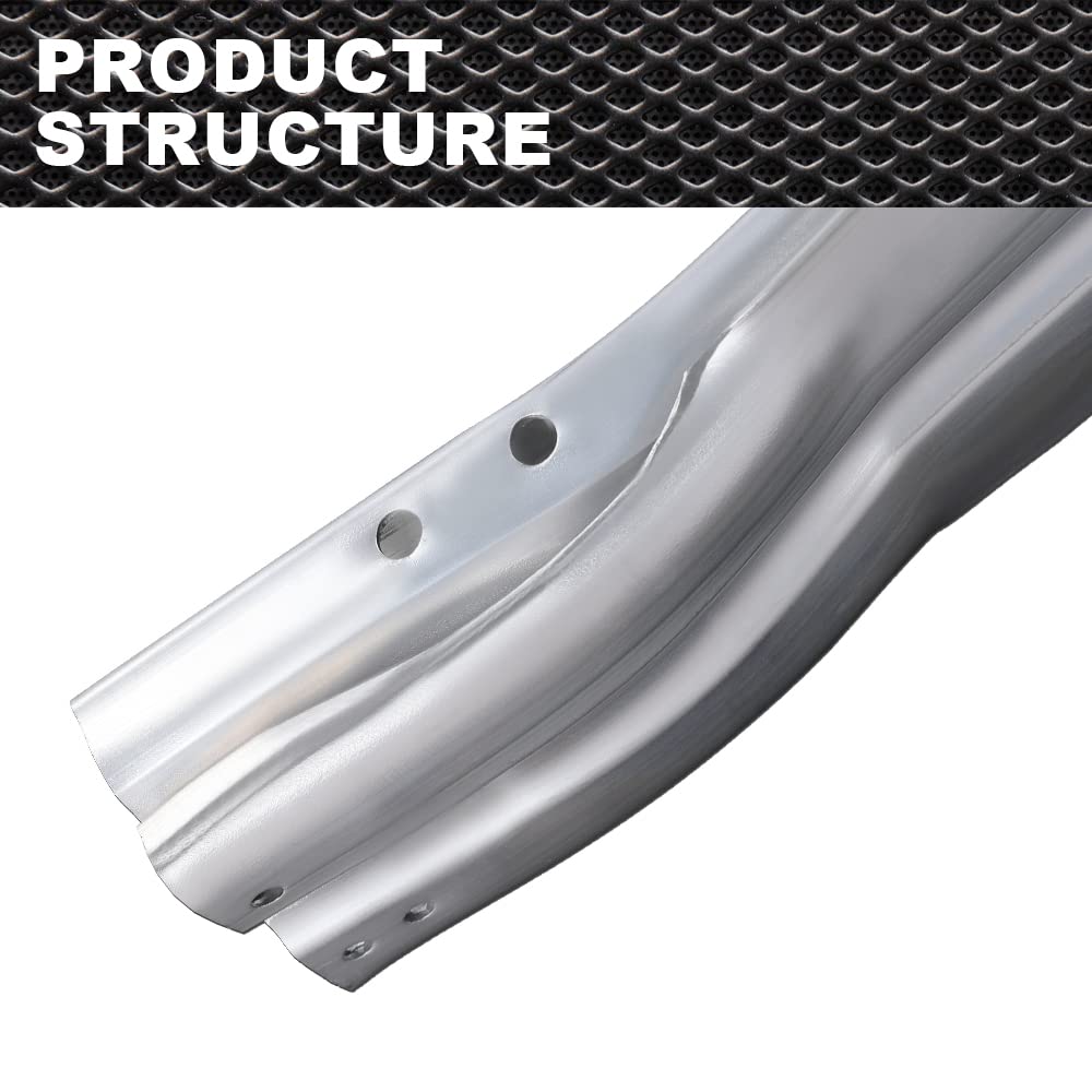 PIT66 Aluminum Natural Front Bumper Reinforcement, AU1006126