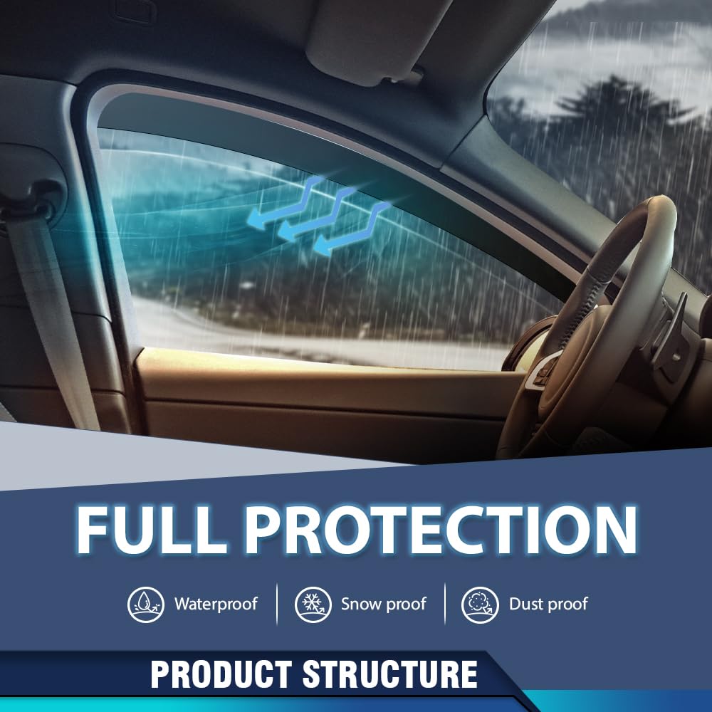 PIT66 Window Rain Deflector and Sun Visor 1 PC