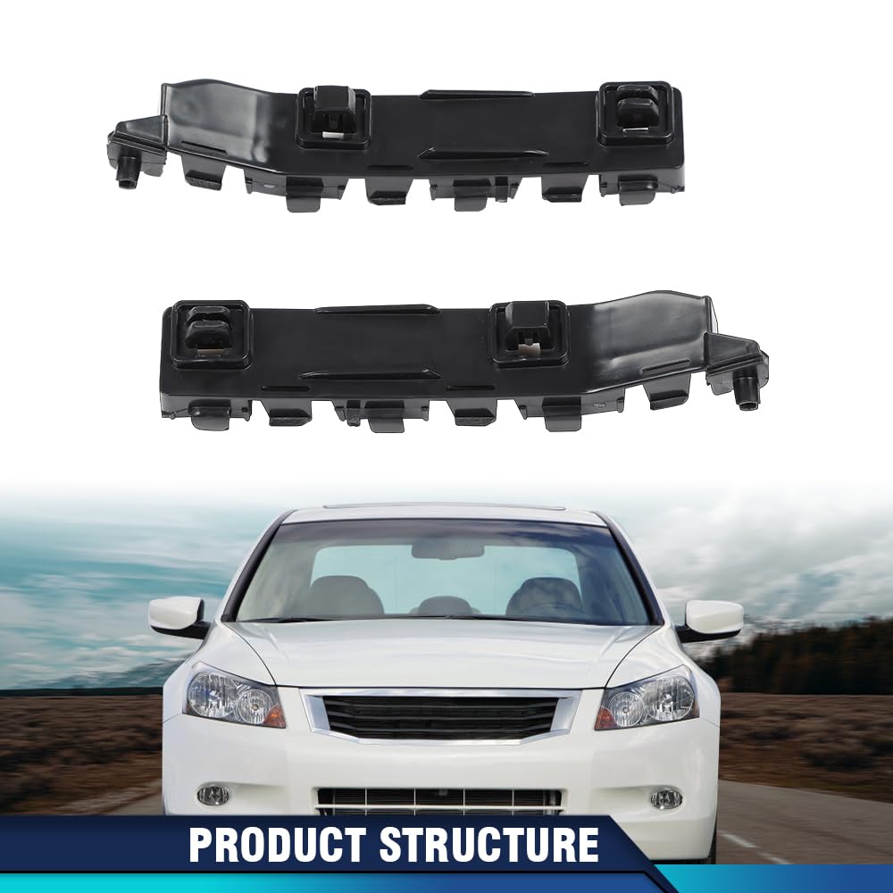 PIT66 Front Bumper Brackets Compatible with 2008-2012 Honda Accord
