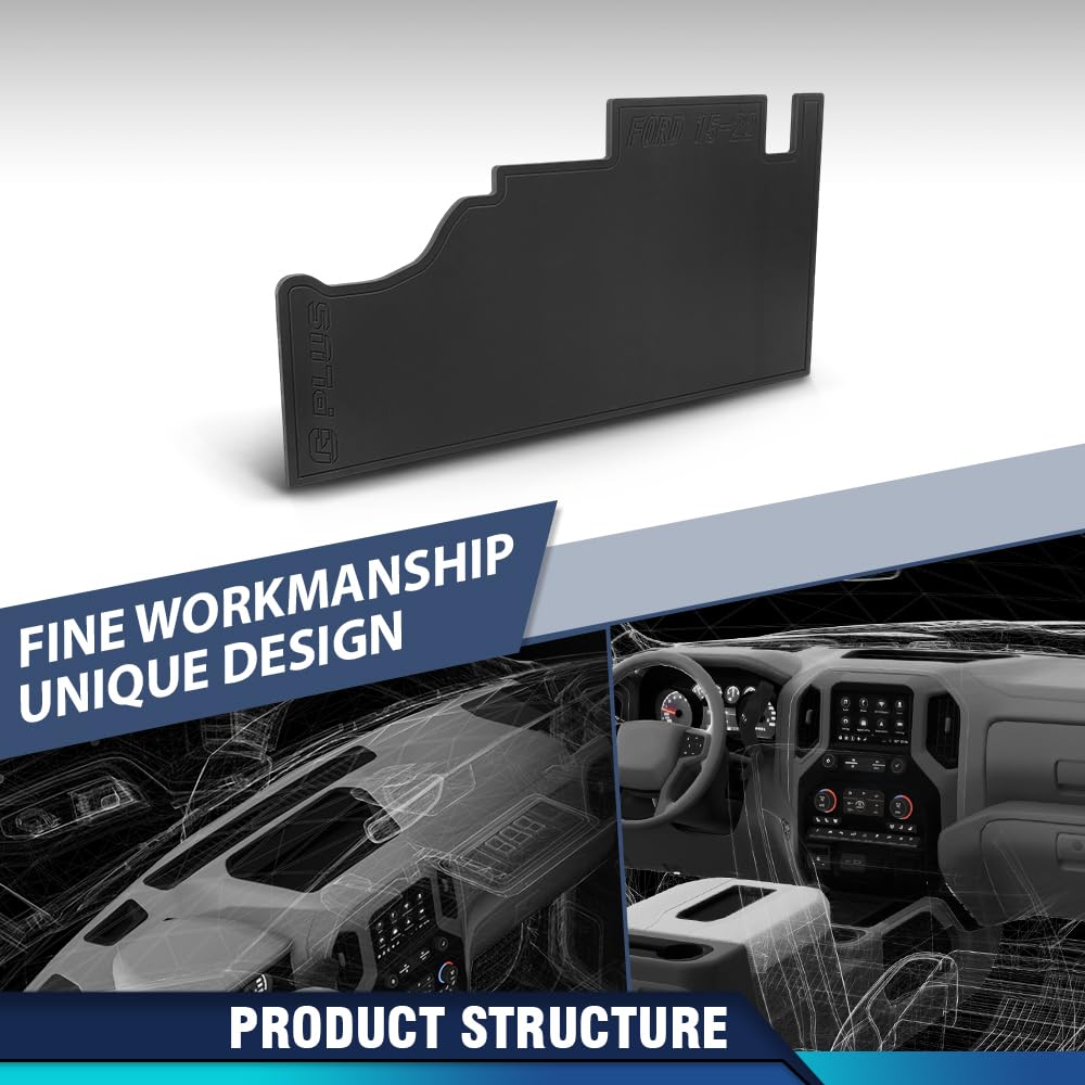 PIT66 Truck Custom Made Amplifier Rack 1PC Compatible with Ford F150 2009-2024, Fit Ford F250 2017-2024 Black
