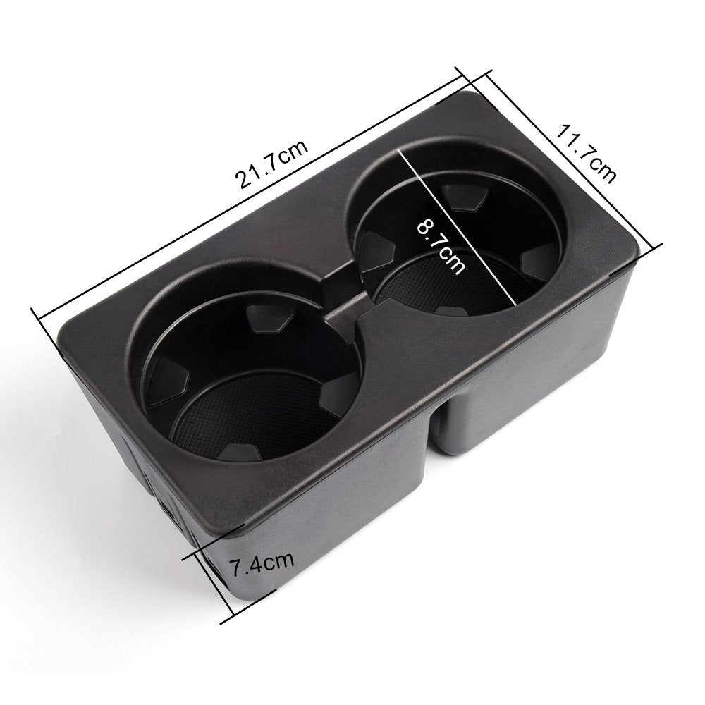 PIT66 Console Cup Holder Insert Fit Chevy Silverado GMC Sierra 2007-2014
