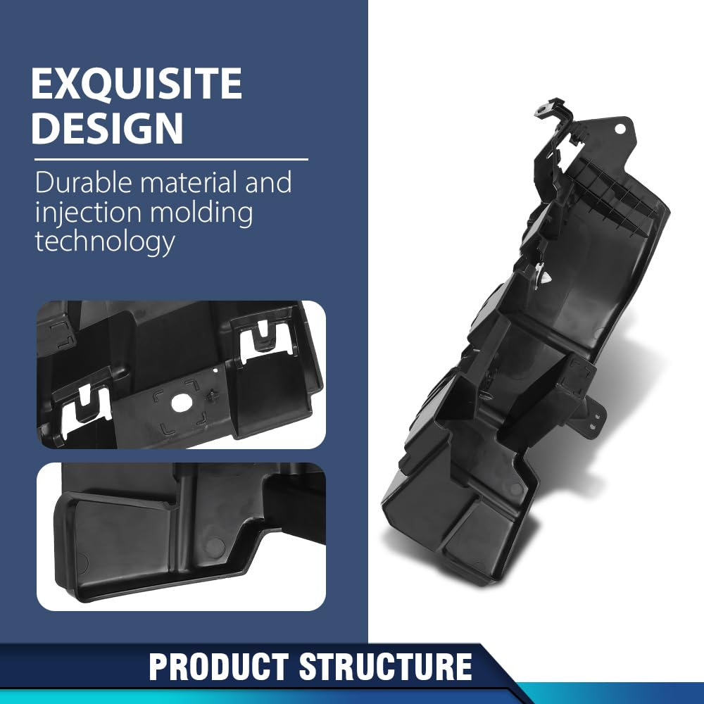 PIT66 Rear Bumper End Support Left Driver Side, Black