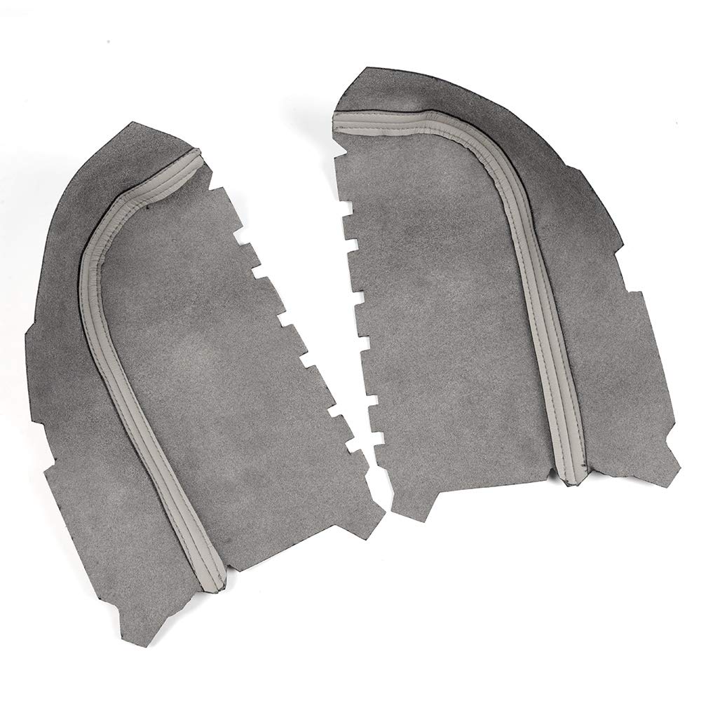 PIT66 Front Door Panels Armrest Covers Fit 2009-2015 Honda Pilot Gray