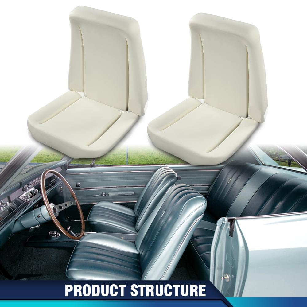 PIT66 Bucket Seat Foam Cushion Fit Impala Pontiac Full Size 1966-1969