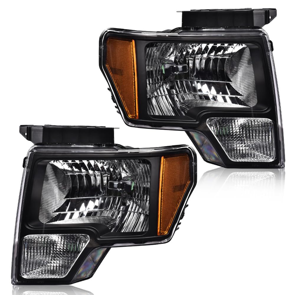 PIT66 Headlights Assembly Fit 2009-2014 Ford F150