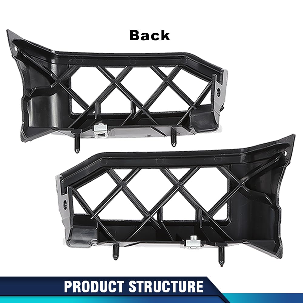 PIT66 Front Bumper Brackets Set of 2 Compatible with Nissan Frontier 2005-2021 /Fit Nissan Pathfinder 2005-2012 Front Left & Right Side 62222EA500, 62223EA500, NI1043115, NI1042115