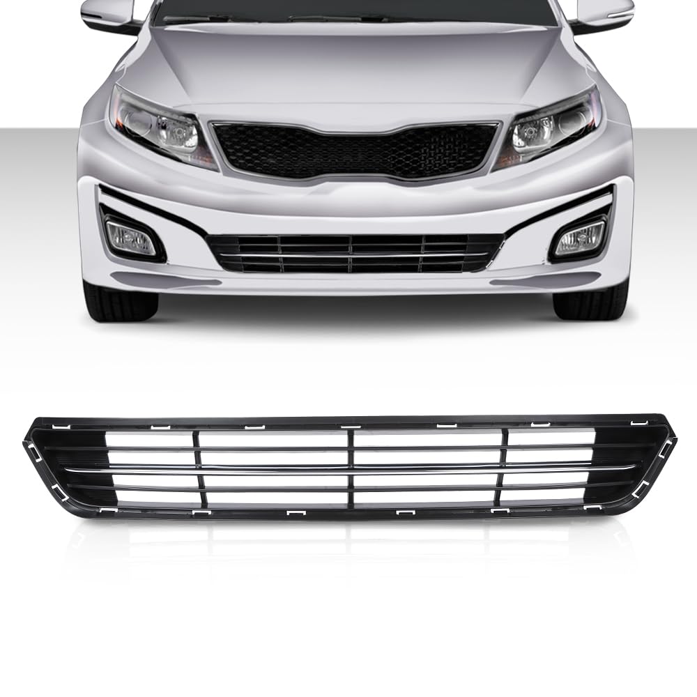 PIT66 Front Lower Grille Fit Kia Optima Limited SX LX EX 2014 2015 Chrome