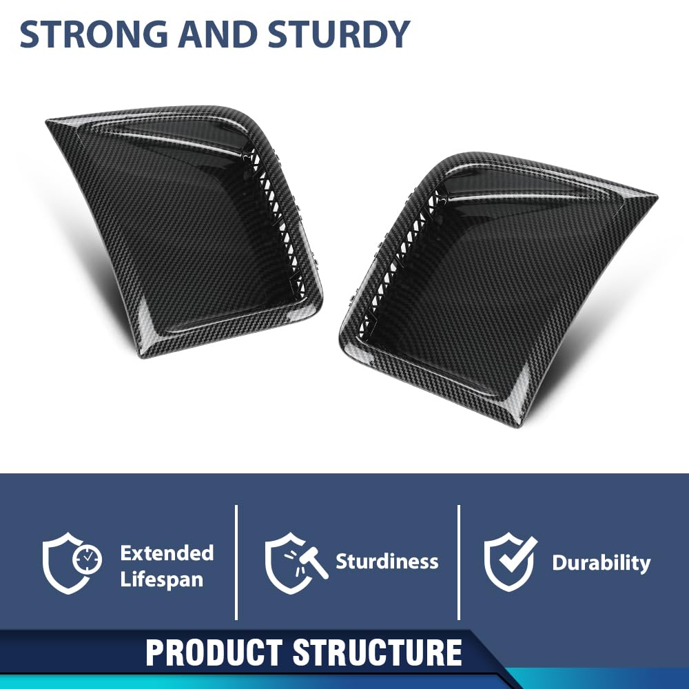 PIT66 Front Bumper Side Air Vents Corner Cover, Plastic