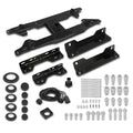 PIT66 5th Wheel Gooseneck Trailer Hitch Package Kit Compatible with Ford F250 F350 F450 F550 Super Duty Truck 2017 2018 2019 2020 2021 2022, Fit 6.75' Or 8' Bed Lengths LC3Z-5F057-A Black