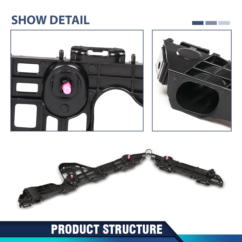 PIT66 Rear Bumper Retainer Support Bracket Driver Side, TO1132128 POM