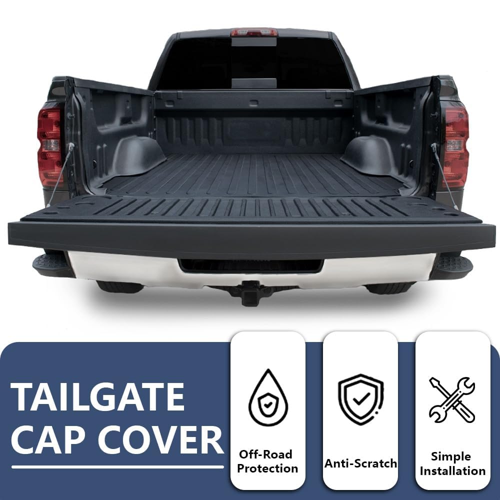 PIT66 61" Tailgate Cap Protector Fit Silverado Sierra 1500-3500 2014-2019