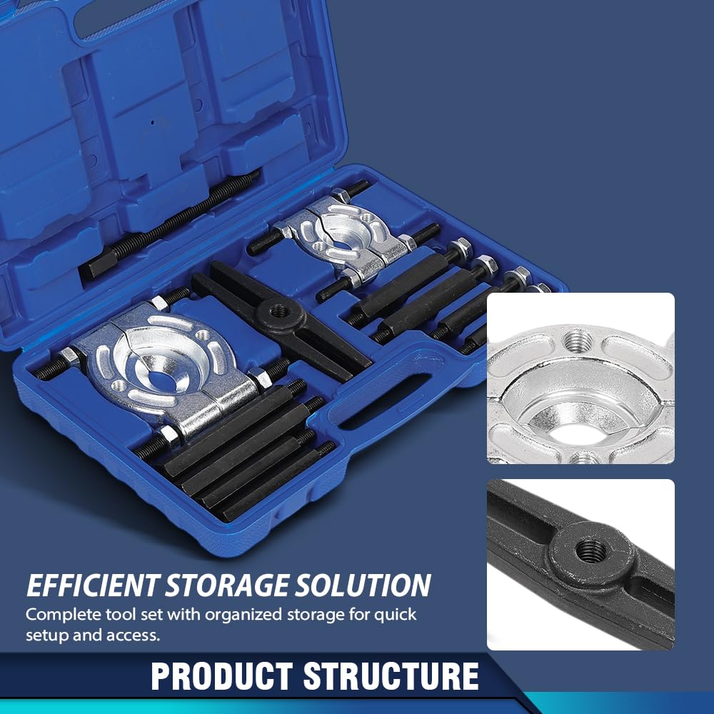 PIT66 Bearing Separator & Gear Puller Set w/Storage Case