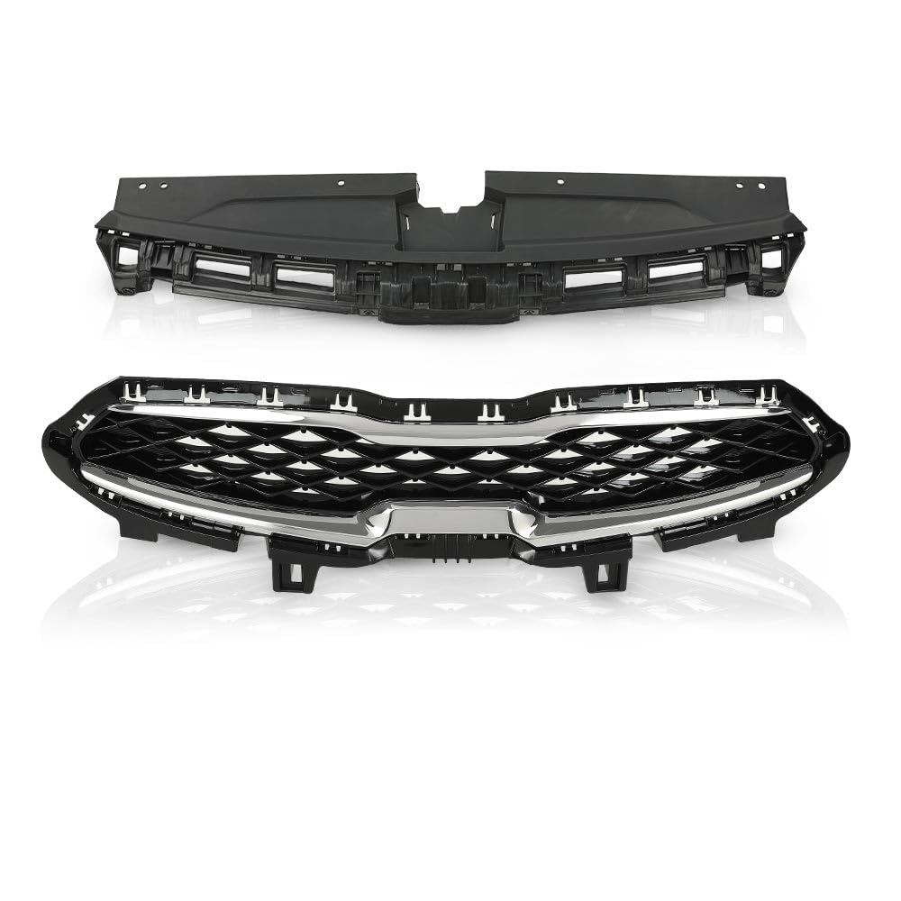 PIT66 Upper Grille&Radiator Sight Shield Cover Fit Kia Forte 2019-2021