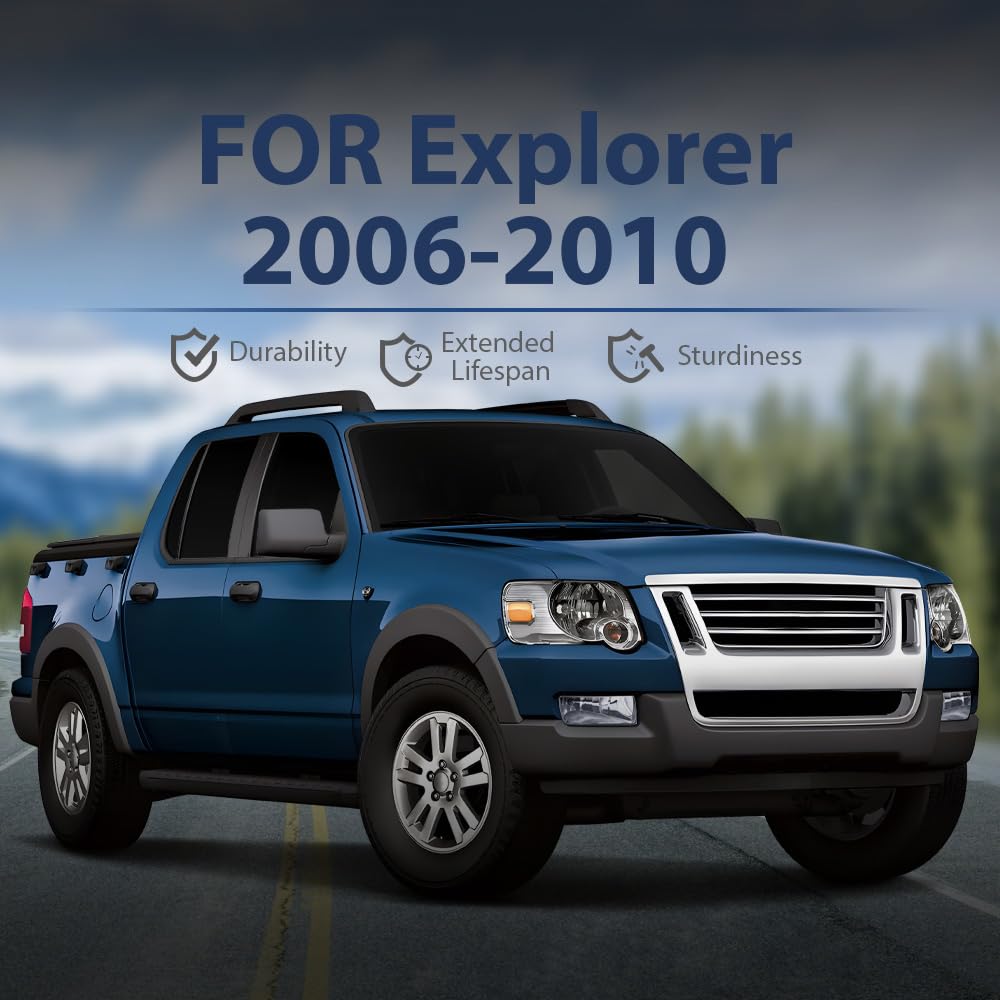 PIT66 Front Bumper Fog Lights, Compatible with 2006-2010 Ford Explorer W