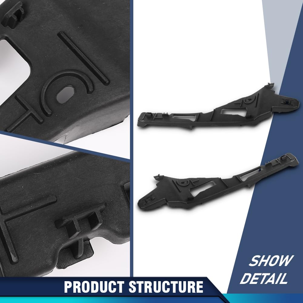 PIT66 Left ＆ Right Side Front Bumper Retainer Covers, PO1033103, PO1032103