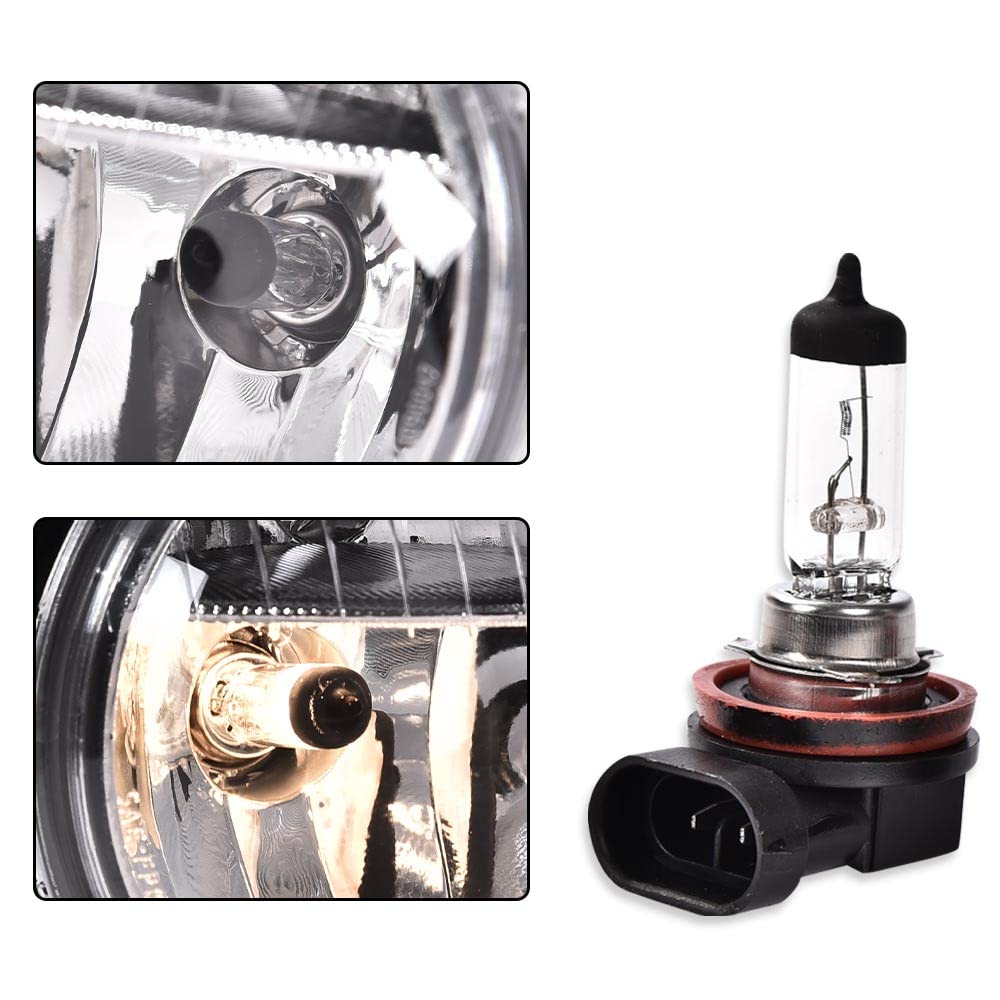 PIT66 Front Bumper Fog Light, Assembly Driver & Passenger Side Left/Right