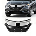 PIT66 Front Upper Grille with Emblem Hood Fit 2019-2020 Honda HR-V