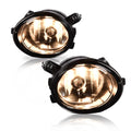 PIT66 Fog Lights, Assembly Left/Right Halogen Clear Lens