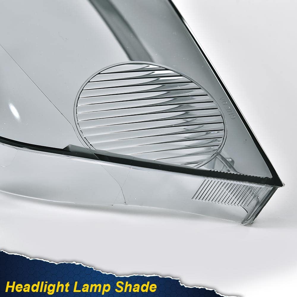 PIT66 Headlight Lens Cover, Compatible with 2006-2016 Chevy Impala Limited Smoky