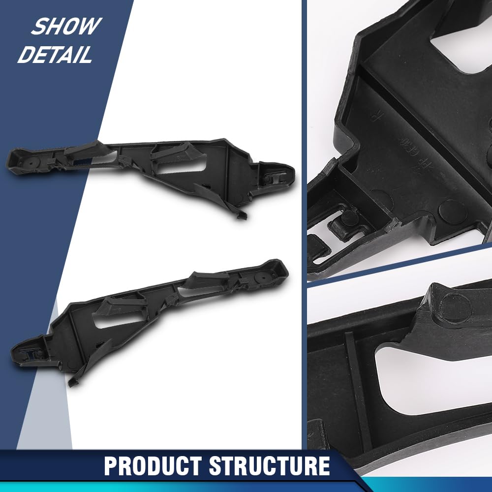 PIT66 Left ＆ Right Side Front Bumper Retainer Covers, PO1033103, PO1032103
