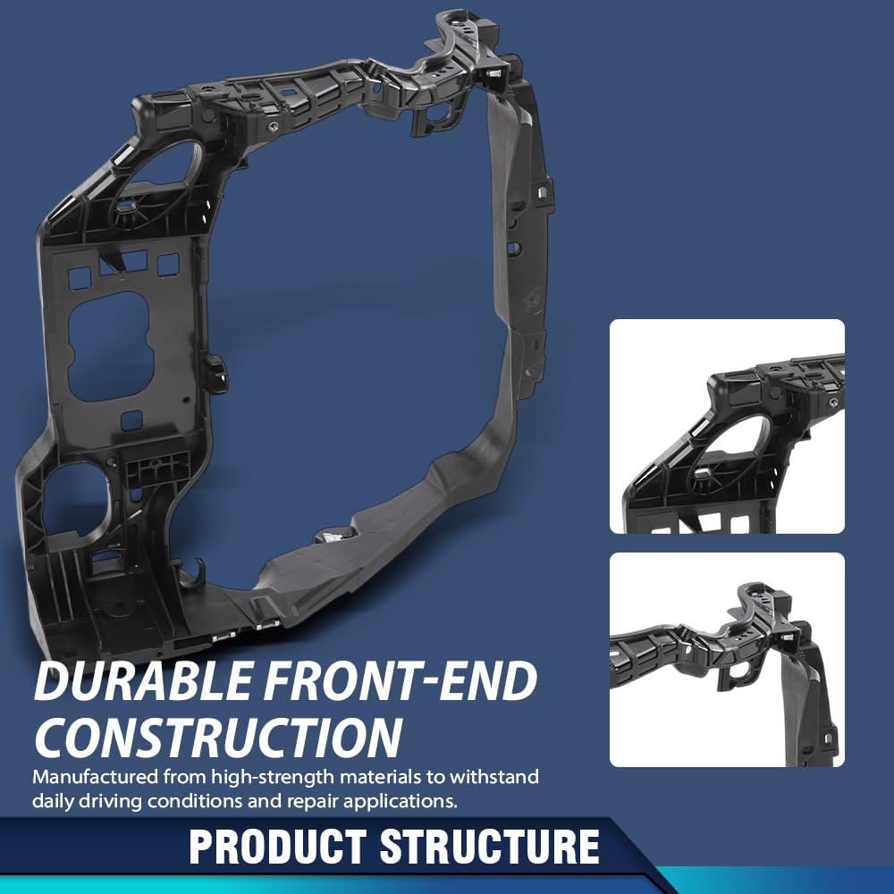 PIT66 Left Intermediate Radiator Support Assembly w/Bracket Compatible with Porsche Macan 2015–2018 OEM 95B805295 Cooling System Support Frame