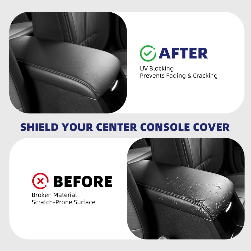 PIT66 Center Console Lid, Compatible with Ford Flex 2013-2017