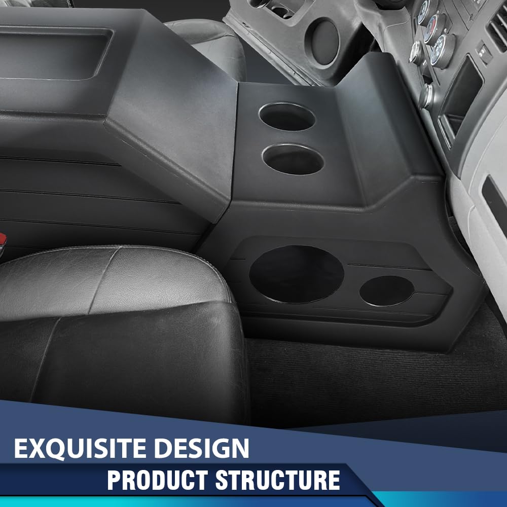 PIT66 12" Center Console Subwoofer Sub Box Fit Chevy/GMC Crew Cab 200-2013