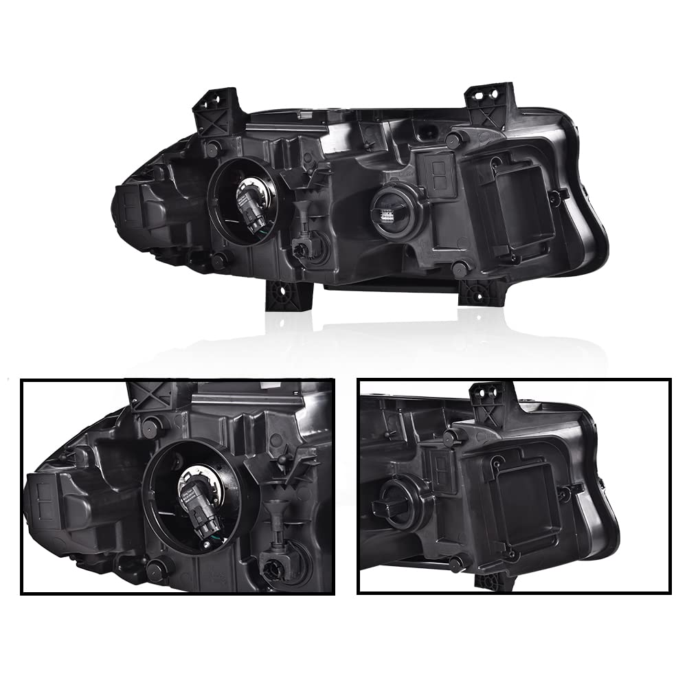 PIT66 Headlights Assembly Pair Fit 2015-2021 Dodge Charger