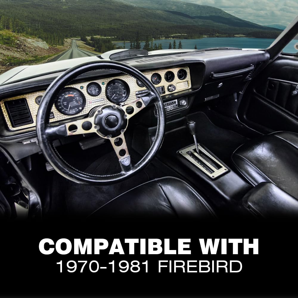 PIT66 Dash Pad Bezel Cover Fit Pontiac Firebird Trans Am 1970-1977