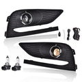 PIT66 Bumper Driving Projector Fog Light, Compatible with 2016-2018 Chevy Cruze (NOT fit LT Manual or Diesel Manual Models) Fog Light Lamps W/Bezel+Switch #84095936