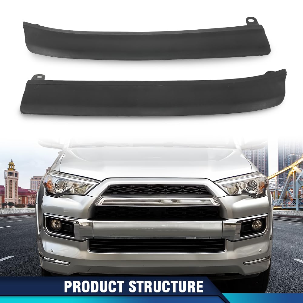 PIT66 Front Lower Bumper Valance Support Left & Right Compatible with Toyota 4Runner Limited 2014-2021