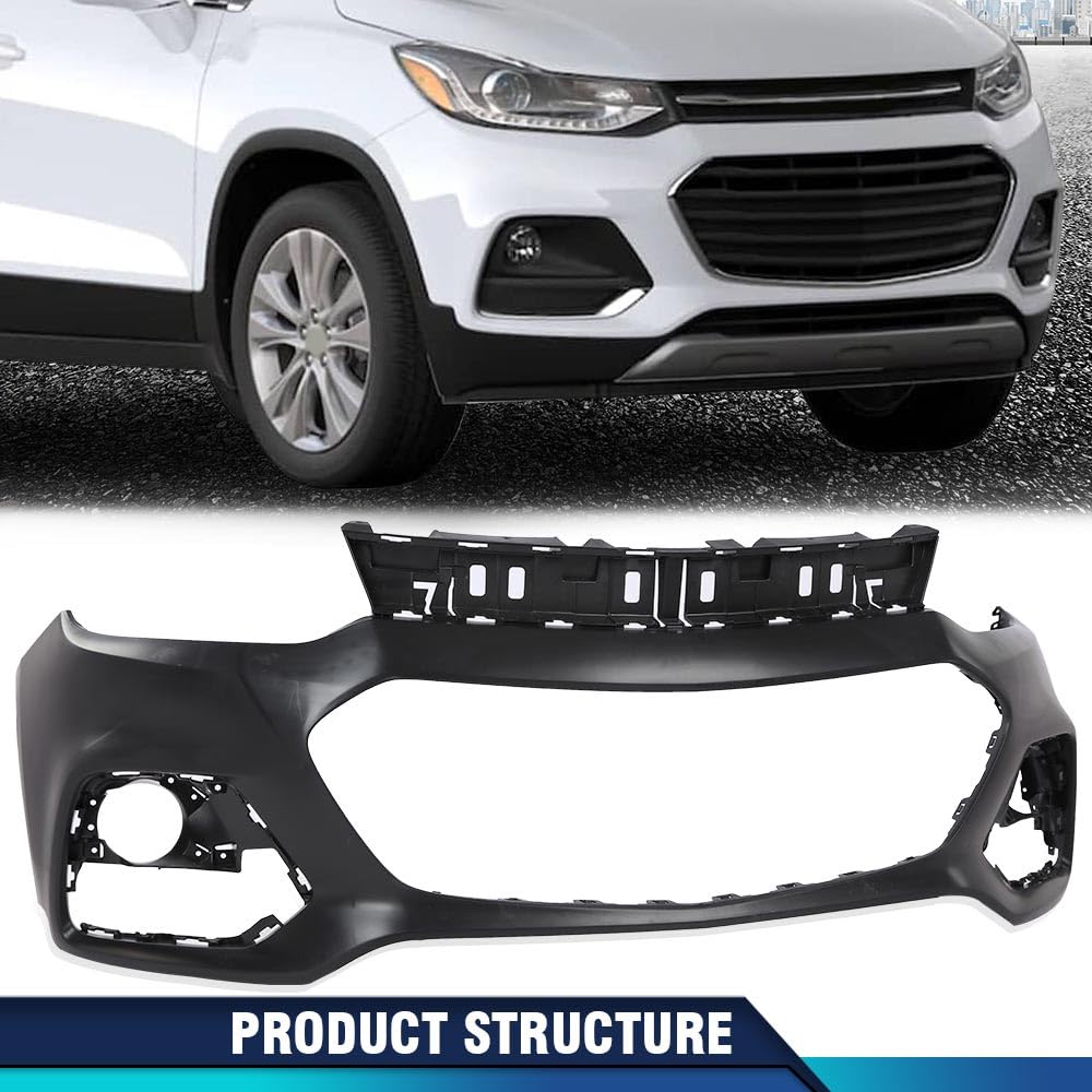 PIT66 Upper Front Bumper Cover Primered Fit Chevy Trax 2017-2020