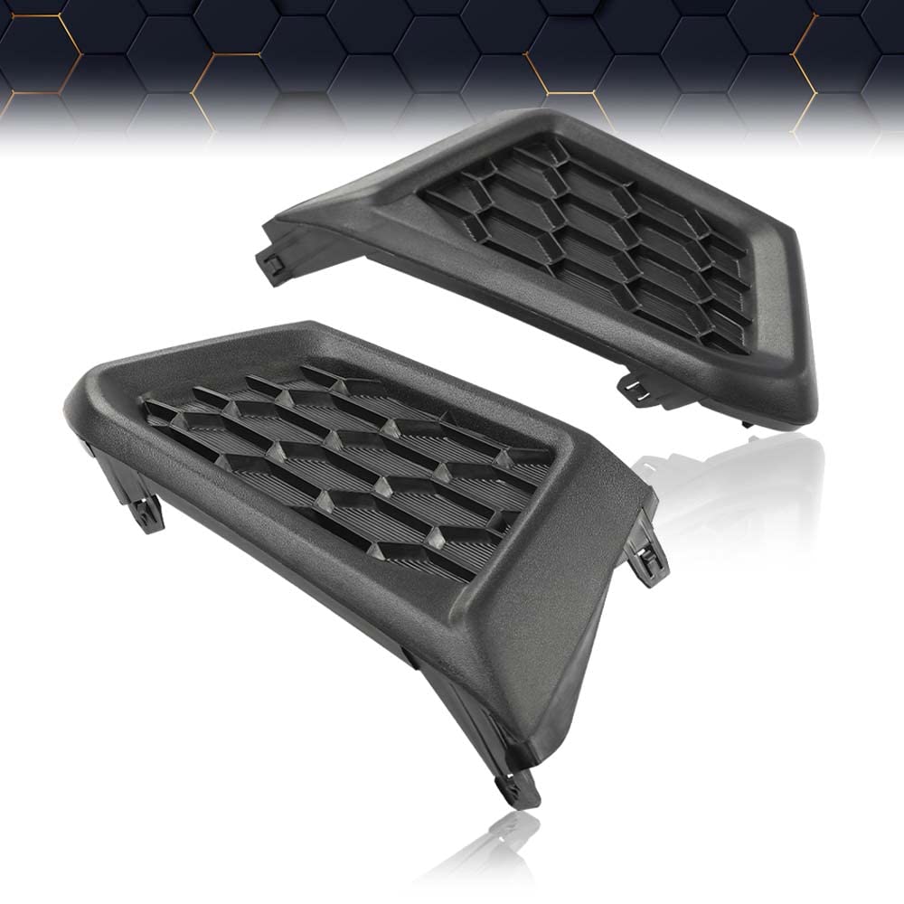 PIT66 Fog Light Cover Set Compatible with Nissan Altima S SR 2019-2021 622566CA0A, NI1039163, 622576CA0A, NI1038163 Left Driver And Right Passenger Side Black