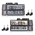 PIT66 LED DRL Headlight Assembly Fit 1994-1998 Chevy C10 C/K 1500 2500 3500