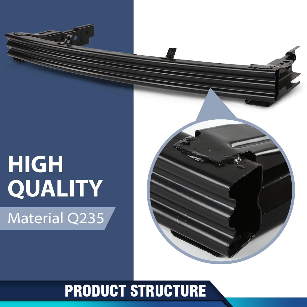 PIT66 Rear Bumper ReinForcement, CH1106216 Black Q235-Steel
