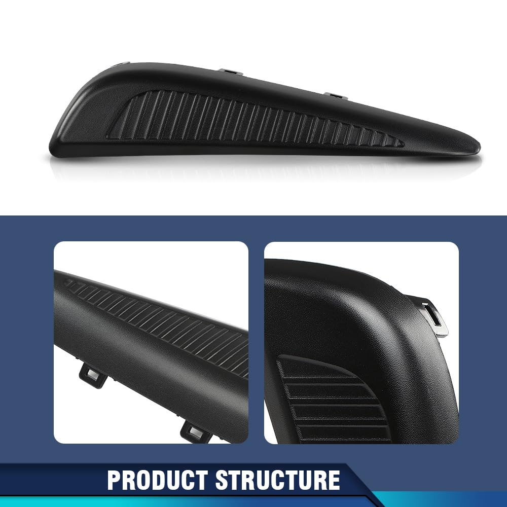 PIT66 Front Bumper Cover Molding Left Side Fog Light Cover Trim